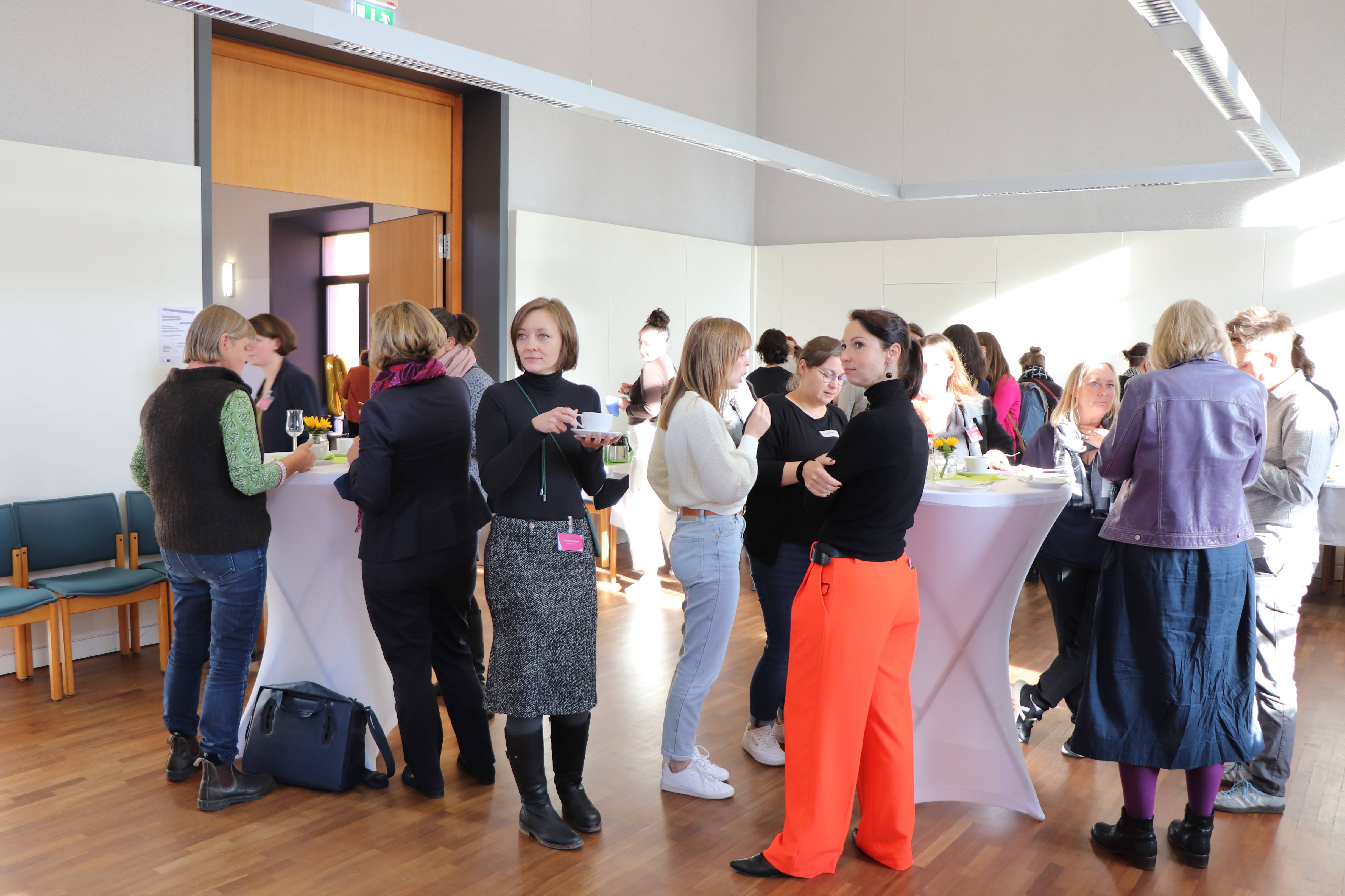 Pause mit Networking