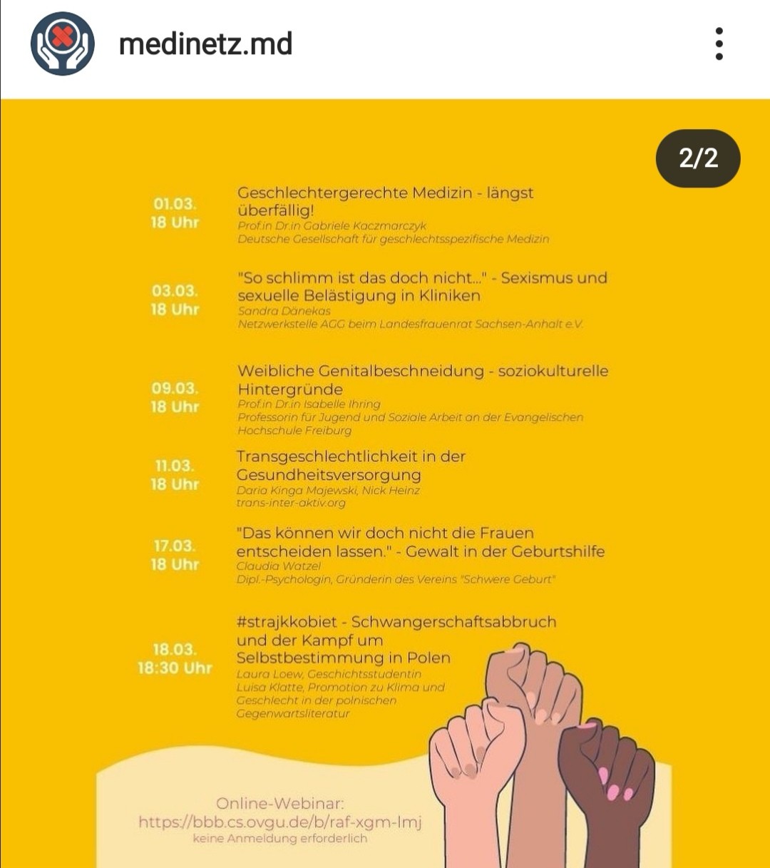 Sexismus in der Medizin.  Eine kritische Auseinandersetzung im Rahmen des feministischen 8. März